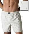 Polo Ralph Lauren Polo Player Woven Boxer In Bleach Stone