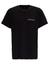 AMIRI JERSEY TEE WITH FLORAL AND LOGO PRINT,11566715