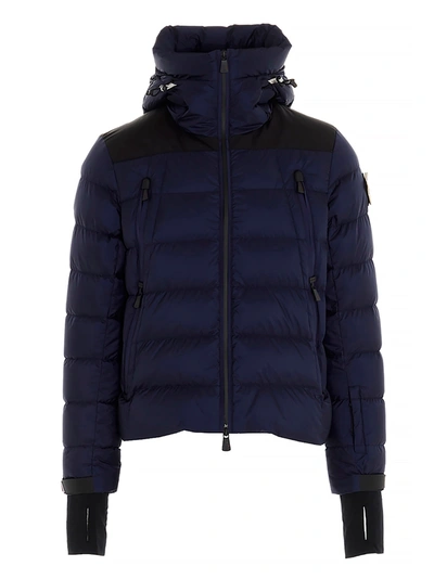 Moncler Camurac Hooded Quilted Nylon Down Jacket In Blue