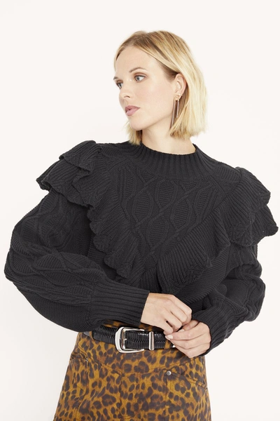 Rebecca Minkoff Tillie Sweater In Black