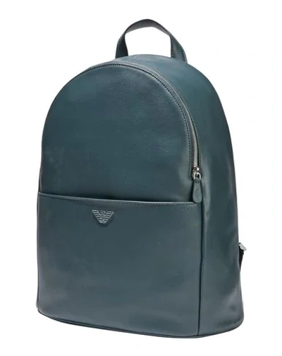 Emporio Armani Backpacks In Lead