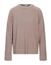 James Perse Sweatshirt In Light Brown