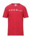 Champion T-shirts In Red