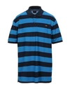 Paul & Shark Polo Shirts In Blue