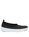 Fitflop Woman Sneakers Black Size 6 Textile Fibers