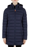 SAVE THE DUCK SEAL STRETCH WATER RESISTANT QUILTED COAT,S4206W-SEALY