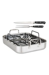 VIKING 3-PLY ROASTING PAN WITH CARVING SET,4013-9902C