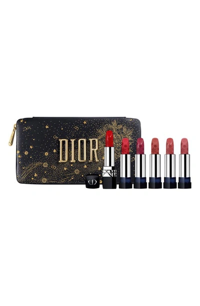 Dior Rouge 6-piece Refillable Lipstick Set