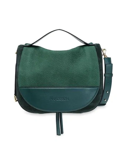 Jw Anderson Handbags In Dark Green