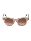 Celine 48mm Square Sunglasses In Brown