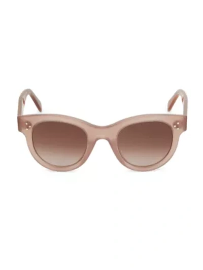 Celine 48mm Square Sunglasses In Brown