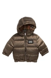 BURBERRY RAYAN REVERSIBLE HOODED DOWN PUFFER JACKET,8033109