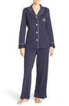 Ralph Lauren Plus Size Hammond Knit Pajama Set In Windsor Navy