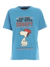 MARC JACOBS ALL THE WAY WITH SNOOPY T-SHIRT IN BLUE