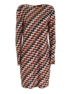 Missoni Zig-zag Knit Dress In Multi