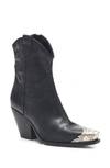 Free People Brayden Western Boot In Black Leather