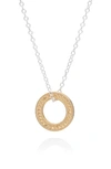 ANNA BECK CIRCLE OF LIFE OPEN O CHARITY PENDANT NECKLACE,0626N-TWT