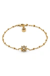 Gucci Women's Flora 18k Yellow Gold & Diamond Bracelet