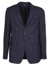 Z ZEGNA PRINCE OF WALES JACKET IN BLUE