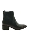 TOMMY HILFIGER POINTED ANKLE BOOTS IN BLUE
