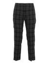 ALEXANDER MCQUEEN TARTAN PATTERNED TWILL PANTS