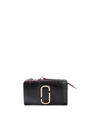 MARC JACOBS THE SNAPSHOT COMPACT WALLET IN BLACK