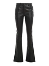 OFF-WHITE LEATHER TROUSERS