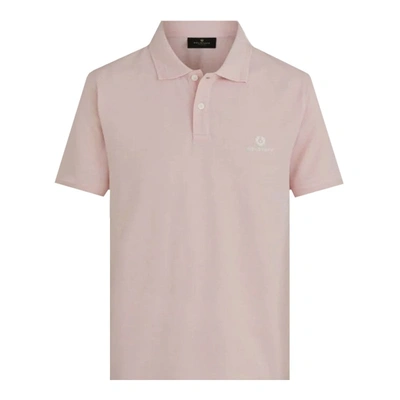 Belstaff Short Sleeve Polo In Pink