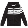 GIVENCHY KIDS LOGO ZIP-UP HOODIE