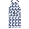 La Doublej Aprons In Pineapple Blu