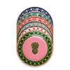 La Doublej Dessert Plates Set Of 6 In Pineapple Mix