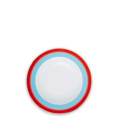La Doublej Soup And Dinner Plates Set In Rainbow Azzurro