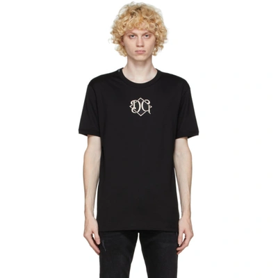 Dolce & Gabbana Dolce And Gabbana Black Logo Patch T-shirt