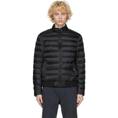 Belstaff Circuit Nylon Lightweight Down Jacket In Black