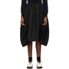 COMME DES GARÇONS COMME DES GARÇONS BLACK TWILL & VELVET SKIRT