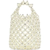 SIMONE ROCHA SIMONE ROCHA WHITE BEADED SHOPPER TOTE