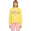 PALM ANGELS PALM ANGELS YELLOW BEAR SWEATSHIRT