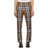 BURBERRY BURBERRY BROWN HOUSE CHECK TROUSERS