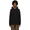 BURBERRY BLACK OVERSIZED AURORE HOODIE