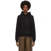 BURBERRY BLACK HORSEFERRY HOODIE