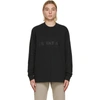 ESSENTIALS ESSENTIALS BLACK LOGO LONG SLEEVE T-SHIRT