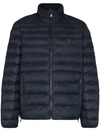 Polo Ralph Lauren Packable Rain-repellent Puffer Jacket In Blue