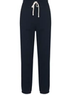 Polo Ralph Lauren Relaxed Fit Blue Trousers With Adjustable Drawstring In Blue