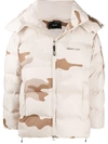 AXEL ARIGATO CAMOUFLAGE PADDED COAT