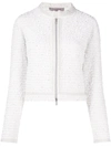 D-EXTERIOR BOUCLE CROPPED JACKET