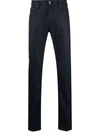 Jacob Cohen Skinny-fit Wool-blend Trousers In Blue