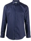 Z ZEGNA POINTED COLLAR SLIM-FIT SHIRT