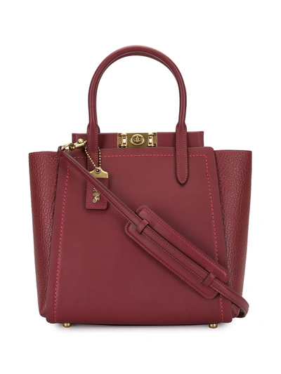 Coach Troupe Tote Bag In Red