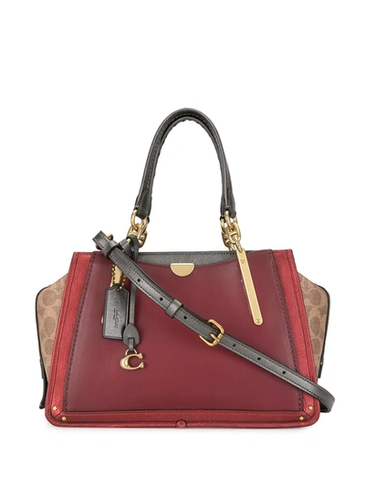 Coach Dreamer Signature Tote Bag In Red