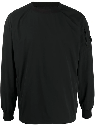 C.p. Company Long-sleeve Pull-on Jacket In Black